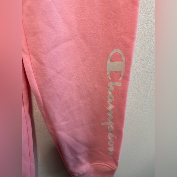 NEW Champion PINK CANDY Little Girls Script Fleece Joggers Pant - Picture 4 of 8